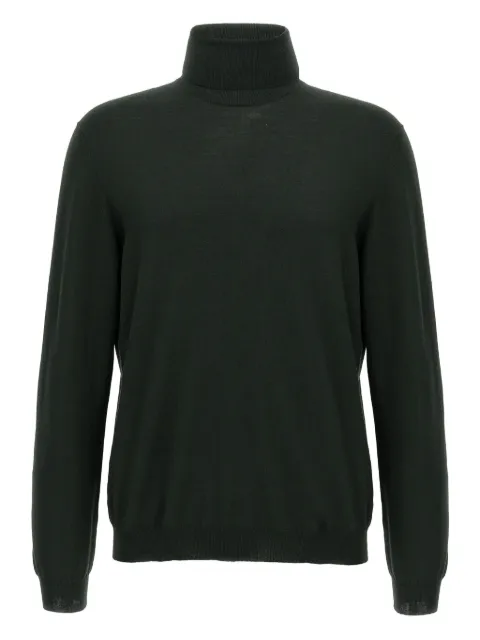 Zanone roll-neck top Green 810195Z0290N0049