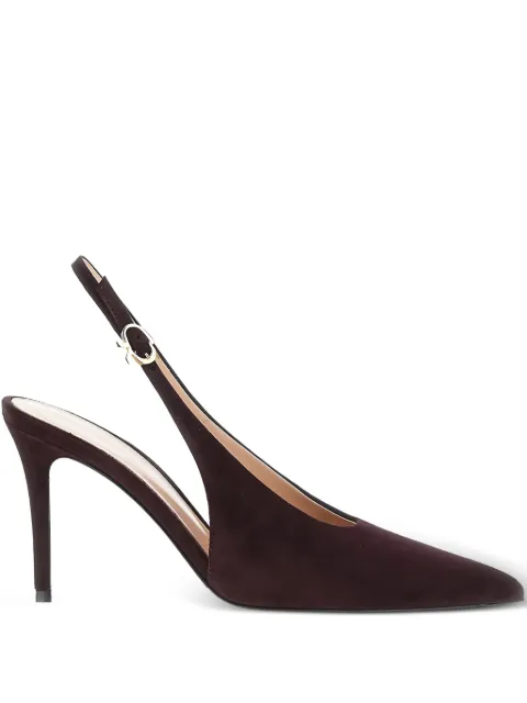 Gianvito Rossi Robbie slingback pumps Brown G9546185RICCAMBOUR
