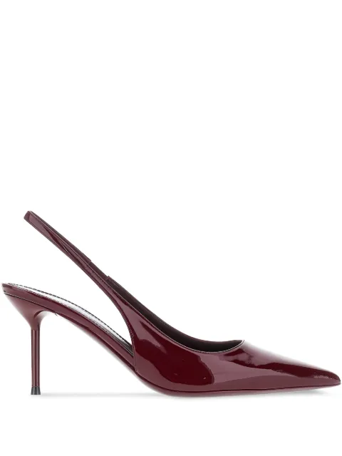Paris Texas 70MM Lidia slingback pointed-toe pumps Red PX1635XVN01ROUGENOIR