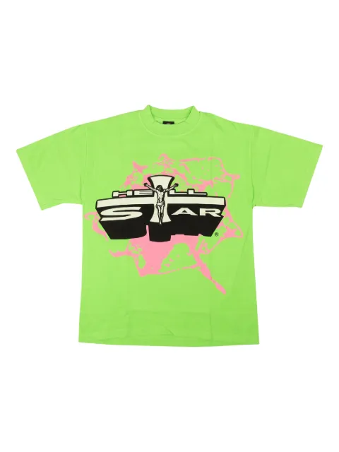 HELLSTAR graphic-print T-shirt Green HSR038