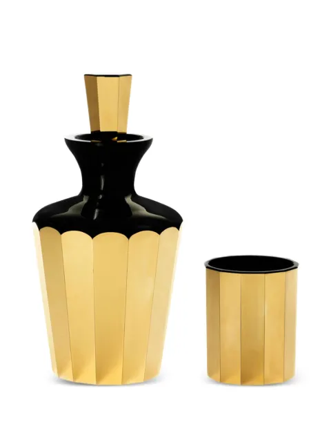 Artel fluted decanter set Gold G306FGB1SO