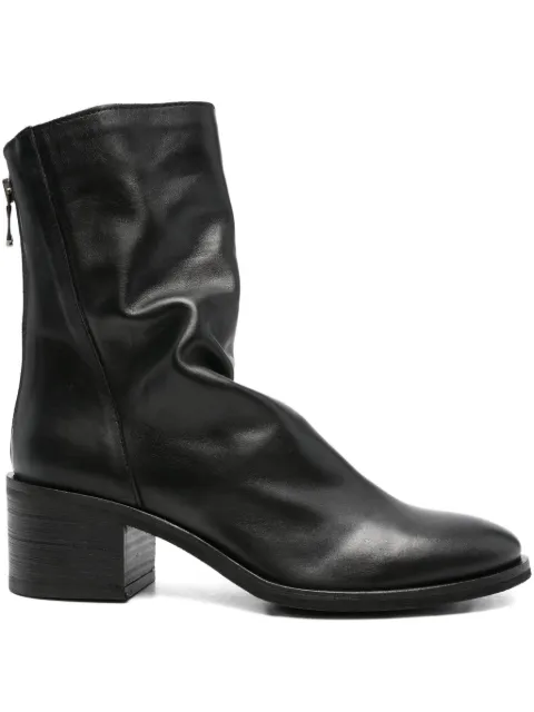 Metisse slouchy zip boots Black TC2177