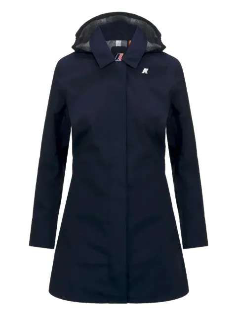 K-Way Mathy hooded coat Blue K7127JW