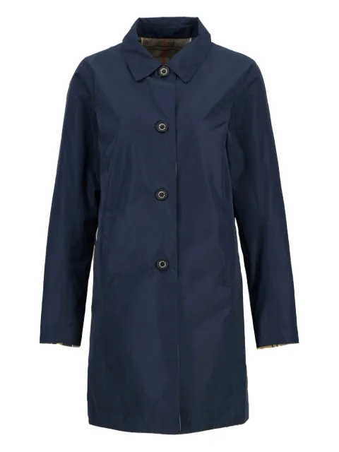 Barbour Babbity reversible plaid-lined raincoat Blue MLSP0233NY93