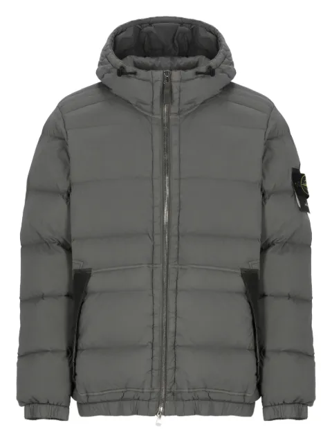 Stone Island hooded down jacket Grey K2S154100040S0028