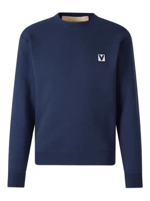 Valentino Garavani logo-patch sweatshirt Blue VMF28RAQS