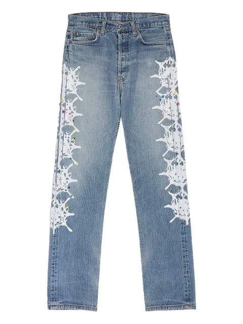 SP5DER web-print jeans Blue SP5DER107