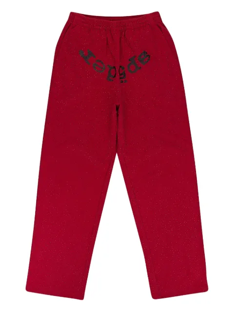 SP5DER elasticated-waist trousers Red SP5DER104