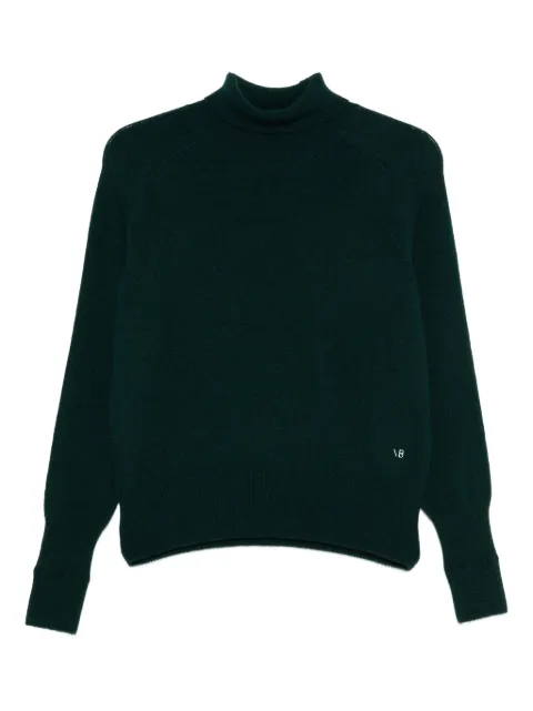 Victoria Beckham high-neck wool jumper Green 1124KJU005081A