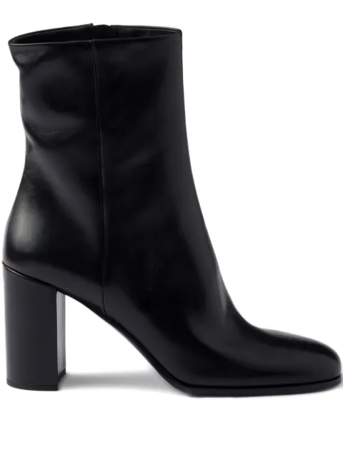 Prada leather booties Black 1T631NFB085070