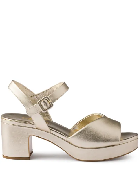 Prada padded nappa leather sandals Gold 1XZ786FD0652DL8
