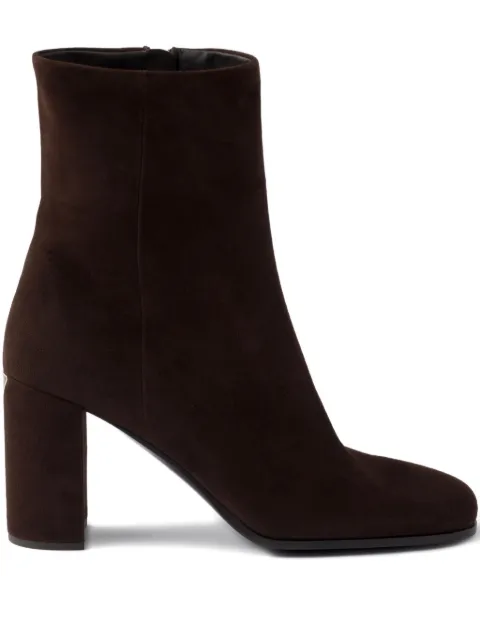 Prada suede booties Brown 1T631NFB085008
