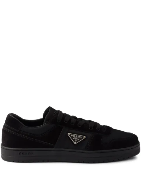 Prada Downtown Re-nylon and suede sneakers Black 2EE364FD002LOW