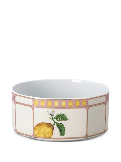 Swarovski graphic-print bowl Neutrals 1057042640013319