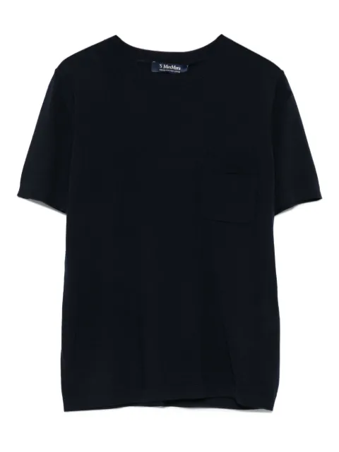 'S Max Mara wool T-shirt Blue 2529366021600