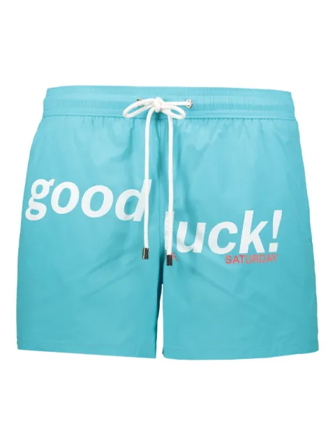 MR. SATURDAY drawstring swim shorts Blue MSPS241309C
