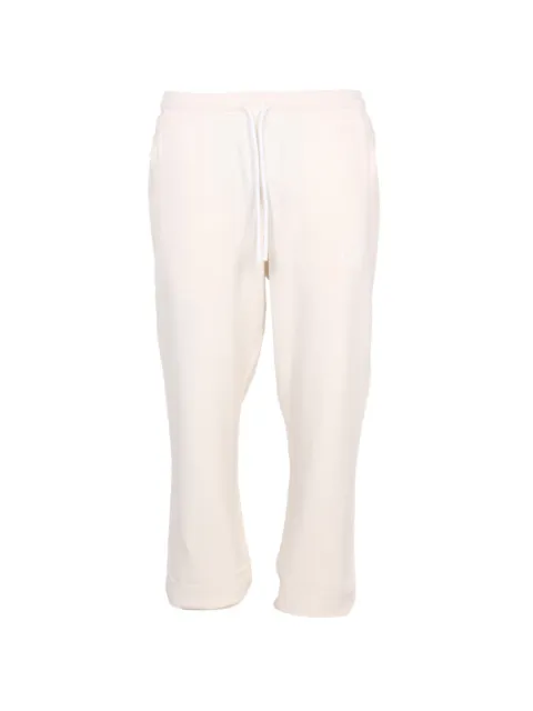 COUNTY OF MILAN drawstring track pants Neutrals CMCH024F22FLE0030401