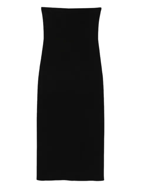 ANINE BING strapless midi dress Black A0211049