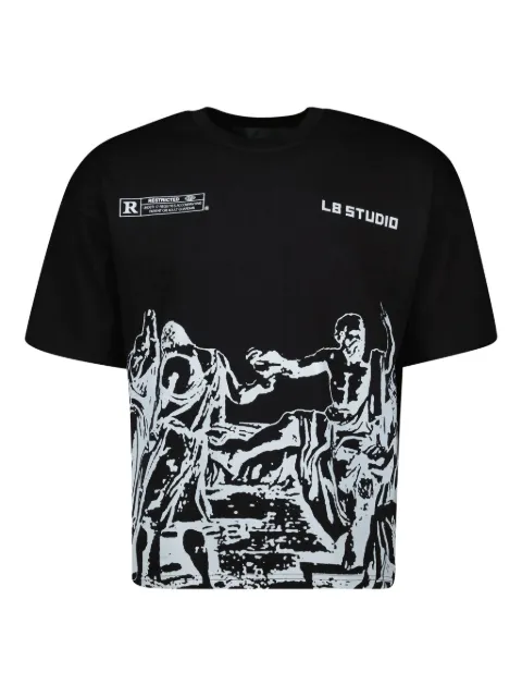 L8 Studio Socrates cotton T-shirt Black L8FW202402200206