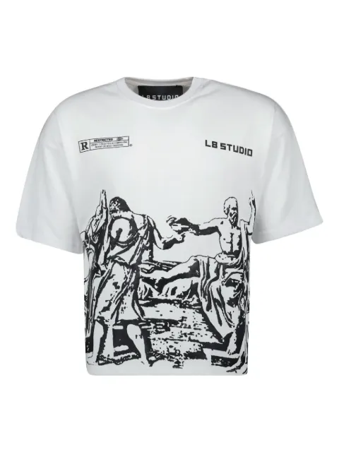 L8 Studio Socrate cotton T-shirt White L8FW202402200206
