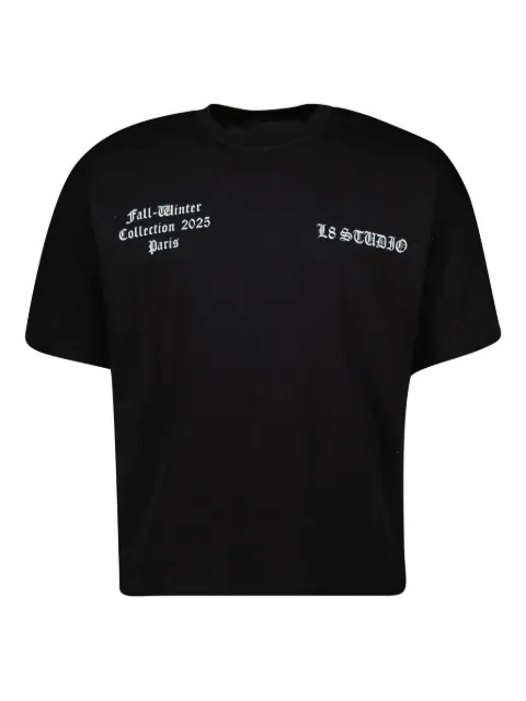 L8 Studio Passion du Christ cotton T-shirt Black L8FW202402200204