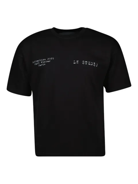 L8 Studio Vierge cotton T-shirt Black L8FW202402200202