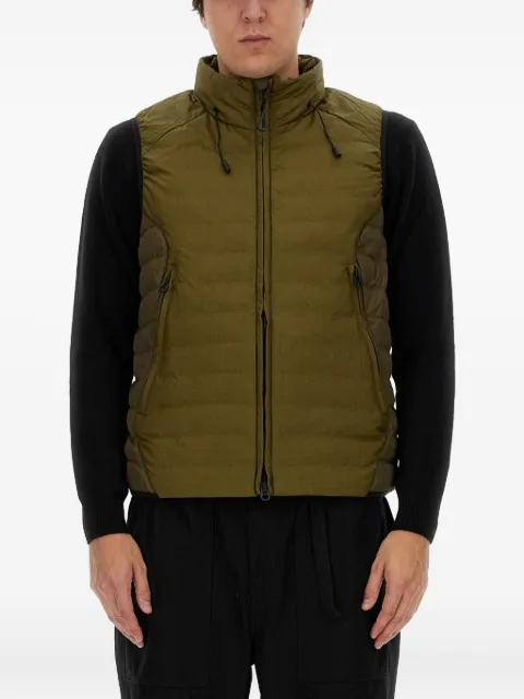 JG1 zip-fastening gilet Green JG12404MILITARY