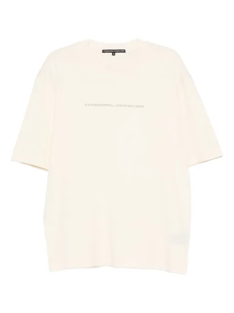 MEGUSTA logo-print T-shirt Neutrals MG200100