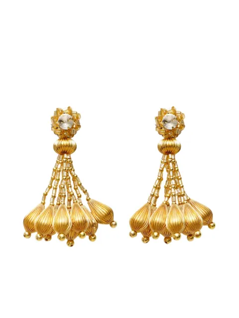 Vanina Lys beaded-drop earrings Gold LYSEARRINGS