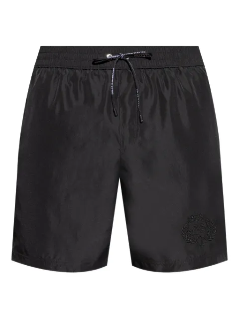 Dolce & Gabbana logo-embroidered swim shorts Black M4E45TONR58