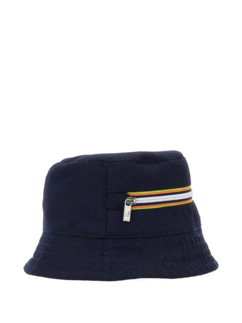 K-Way zip-detail bucket hat Blue K2113RW193