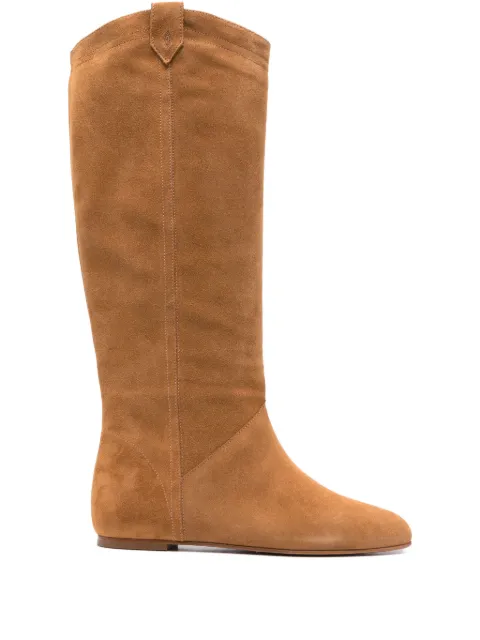 Ba&Sh Camille calf-leather boots Brown 2E25CAMI