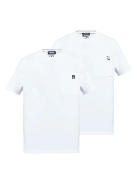 DSQUARED2 logo-print T-shirt White S74GD1475D20033
