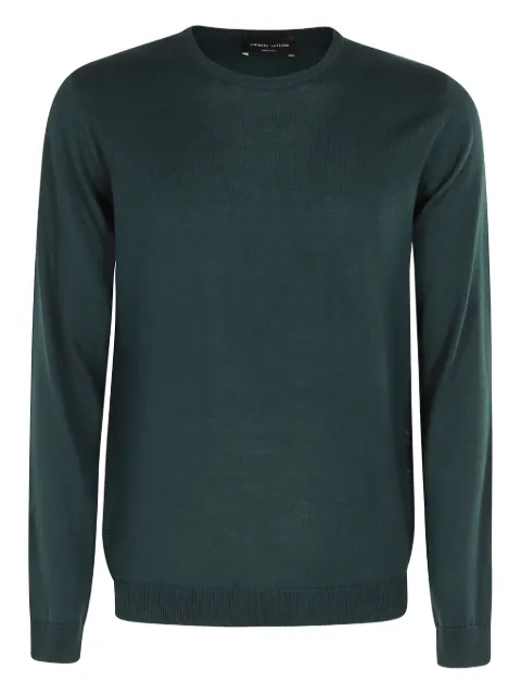 Roberto Collina merino wool sweater Green 253M01001097