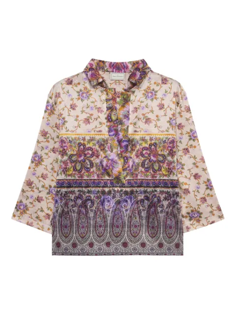 Pierre-Louis Mascia floral-print blouse Neutrals ADASTRGUMSCML12432SE