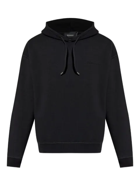 DSQUARED2 logo-embroidered hoodie Black S74GU0891S25516