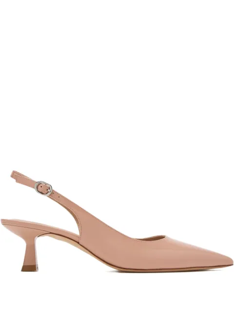 Stuart Weitzman 50mm Vinnie slingback pumps Neutrals SL440