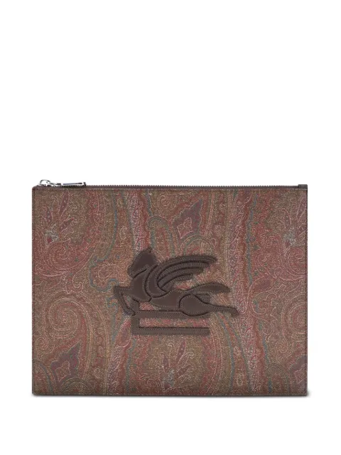 ETRO Essential arnica pouch with Pegaso Brown MP2C0011AA012