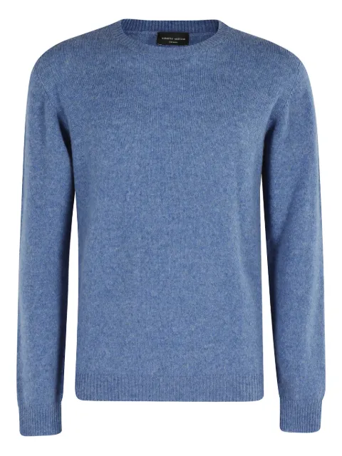 Roberto Collina crew-neck sweater Blue 253M40001