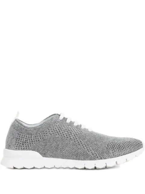 Kiton knitted lace-up sneakers Grey USSFITSN0084767002