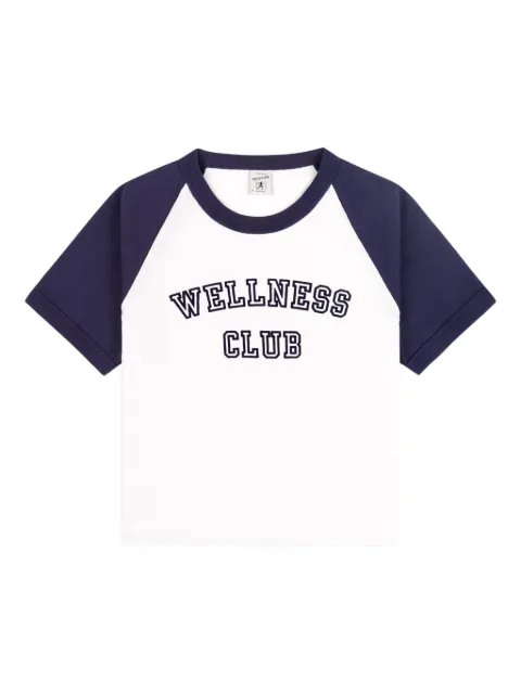 Sporty & Rich Wellness Club baseball-sleeve top White TO084620010