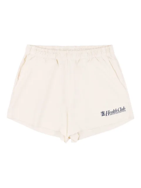 Sporty & Rich Lion Health Disco shorts Neutrals SH037620080