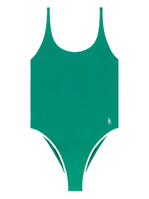 Sporty & Rich Carla swimsuit Green SM017620302