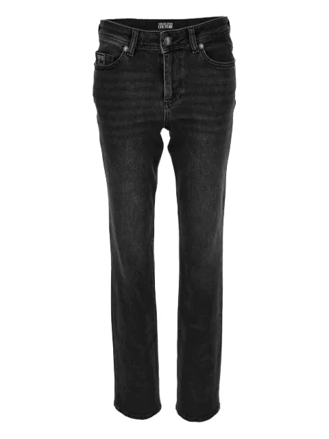 Versace Jeans Couture logo-plaque jeans Black 79HAB581