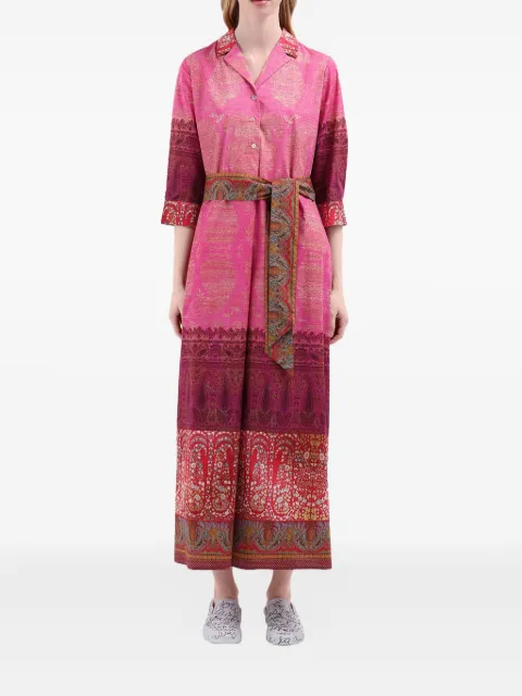 Pierre-Louis Mascia Diomedes belted shirt dress Pink DIOMEDESAB11899CO