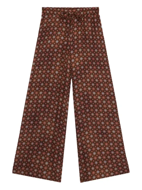 Pierre-Louis Mascia Aloe palazzo pants Brown ALOESPT11094SE