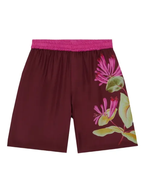 Pierre-Louis Mascia floral-print elastic-waist shorts Red ALOEGOTSSPN11765SE