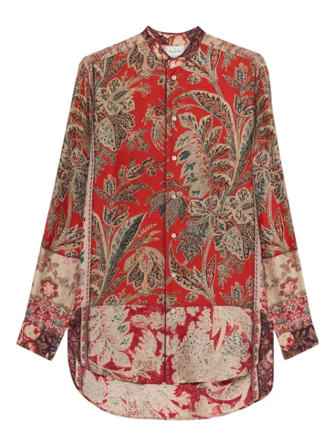 Pierre-Louis Mascia paisley-print shirt Red ALOESCML11185SE