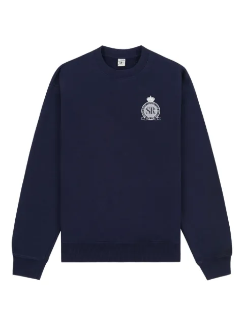 Sporty & Rich Royal Club crest-embroidered sweatshirt Blue ST071620219