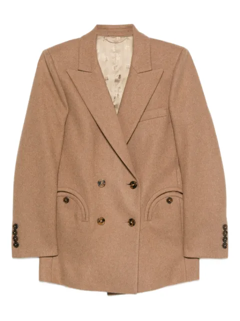 Blazé Milano Cholita double-breasted blazer Brown BZEBD19CIESSE
